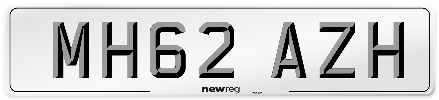 MH62 AZH Number Plate from New Reg